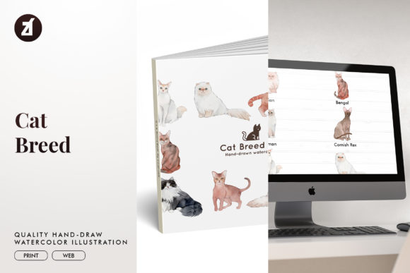 Cat Breed Set3 Illustrations