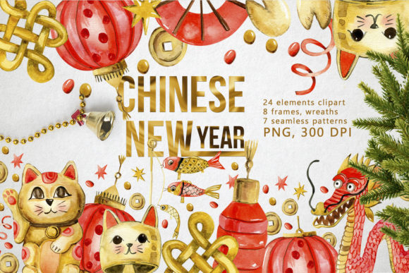 Chinese New Year Illustration for Branding