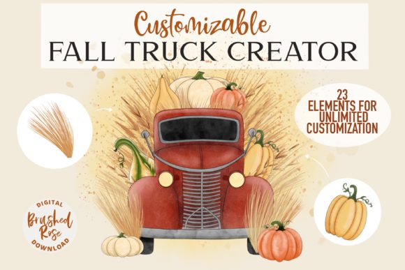 Fall Truck Custom Sublimation Creator