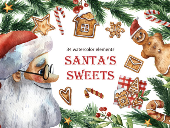 Santa's Sweets Illustrations